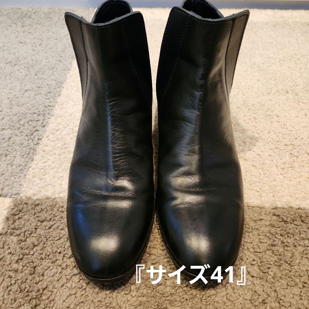 パドローネ　41　PADORONE　ブーツ　革　ブラック PADRONE（パドローネ） ブーツ パドローネ / BL SIDE GORE BOOTS