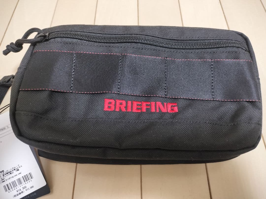 新品未使用　BRIEFING GOLF ダブルジップ ポーチ BRG231G43 BRIEFING GOLF（ブリーフィングゴルフ） 【ブリーフィング/BRIEFING