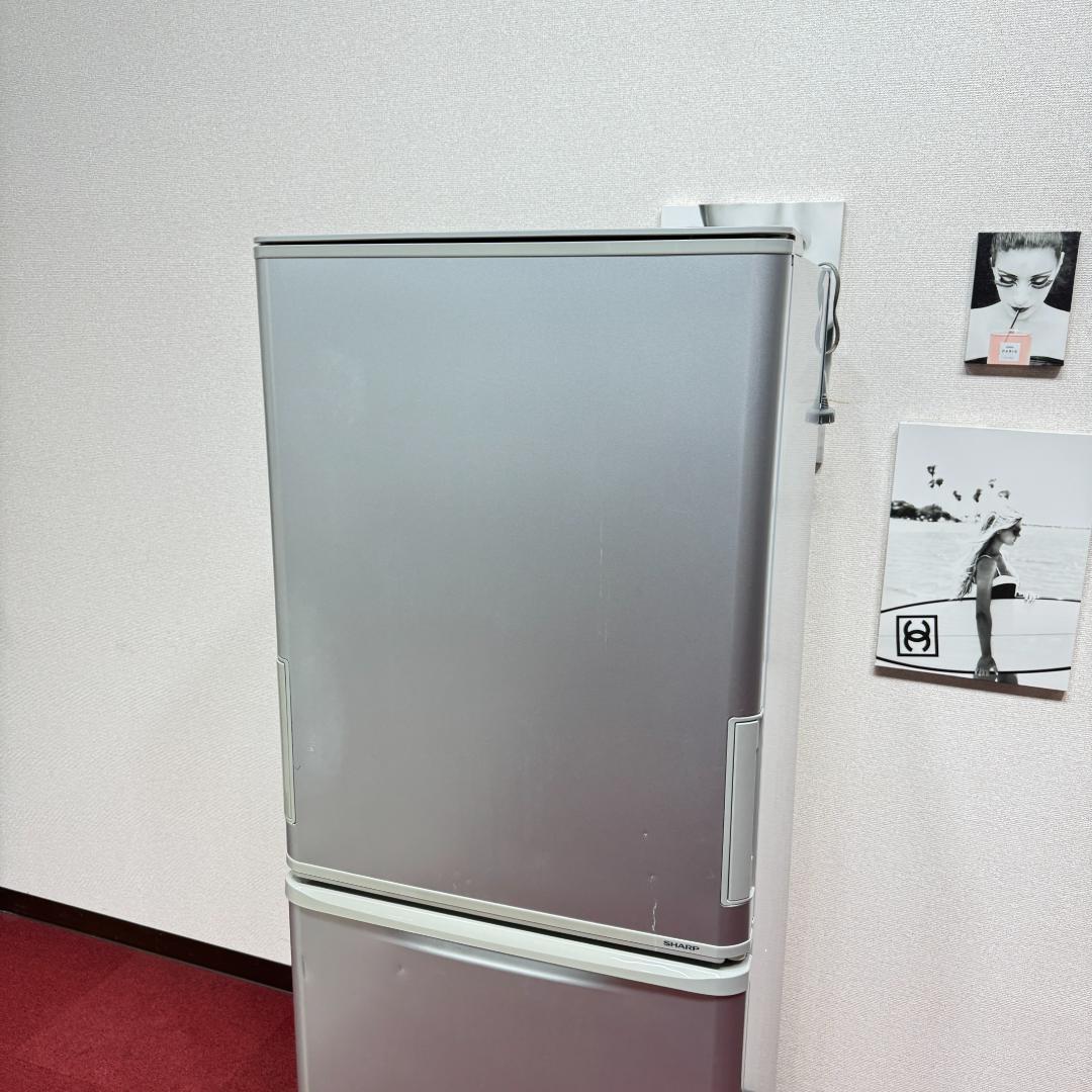 東京23区送料無料 シャープ3ドア冷蔵庫2017年製350L 洗浄/