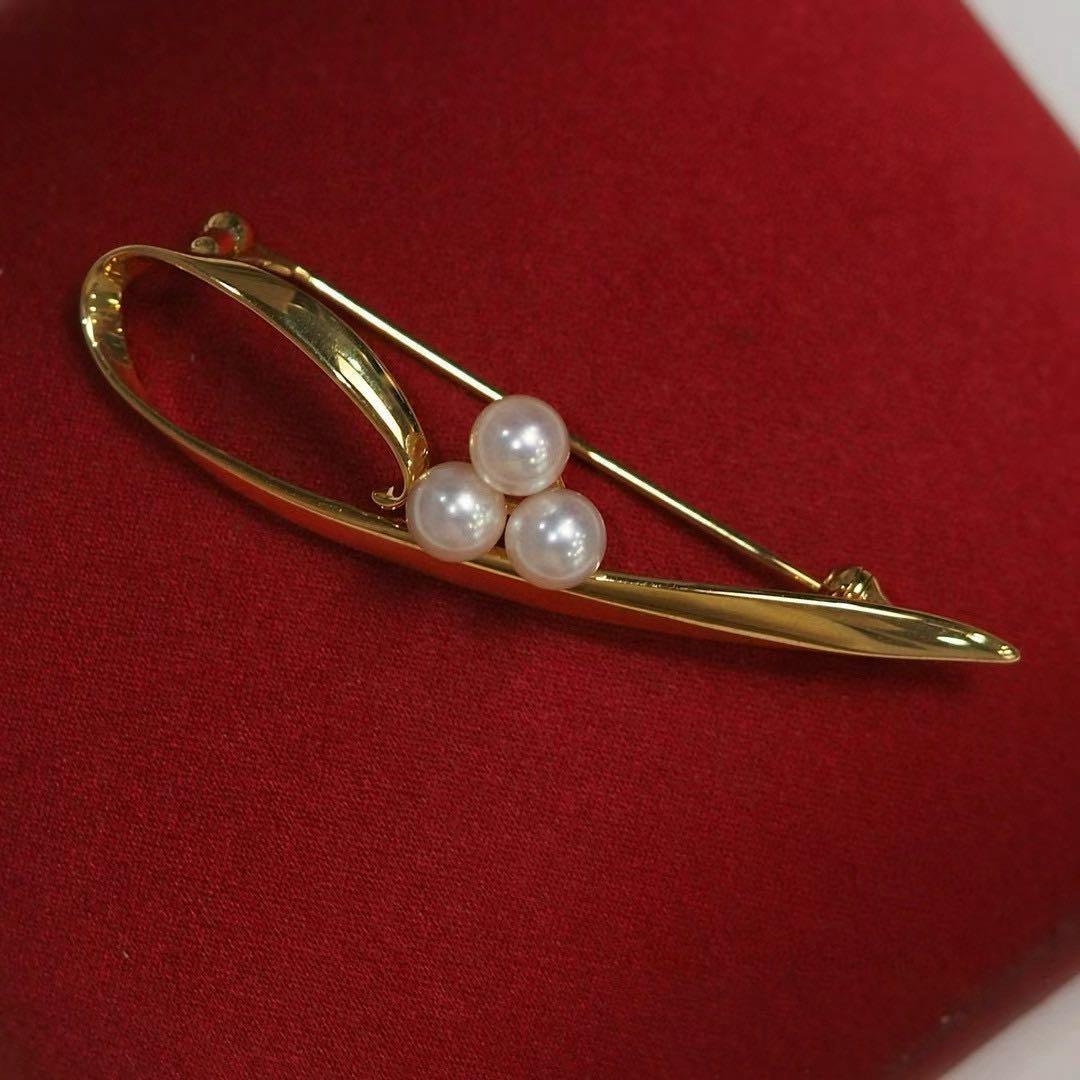 激安❣️MIKIMOTO ブローチ Akoya パール 5.5mm