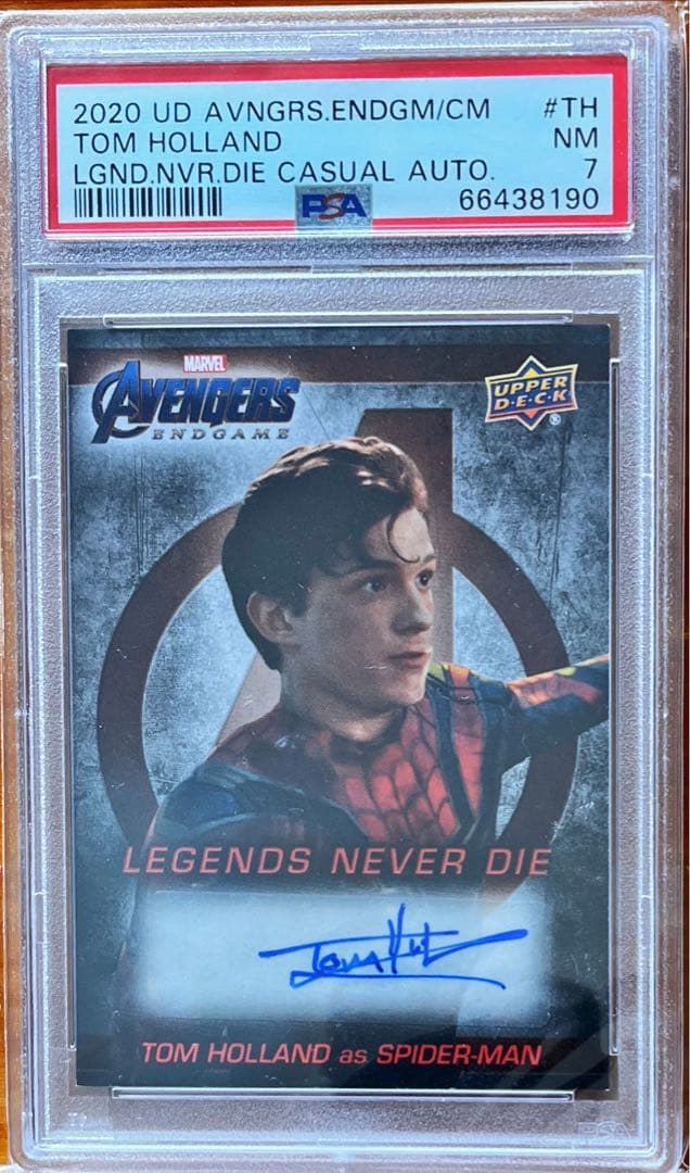 Upper Deck Avengers トム・ホランド サインカード マーベル - メルカリ