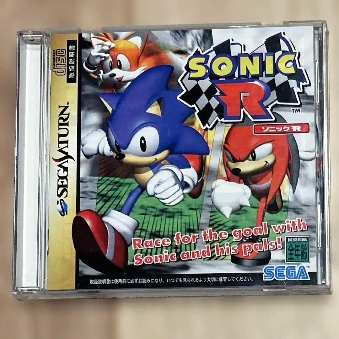 SS 美品 ソニックR SONIC R セガサターン 帯付 新作通信付 - メルカリ
