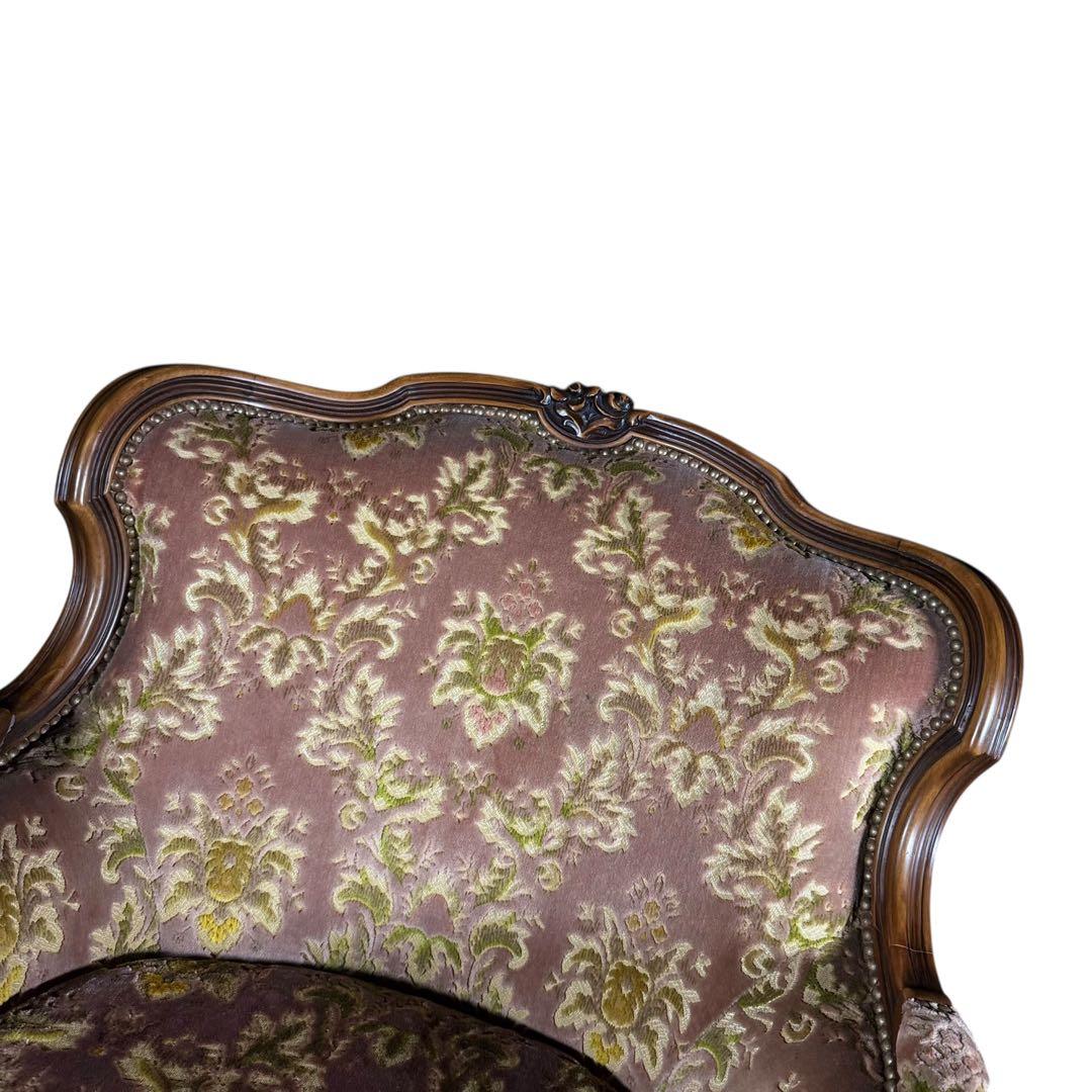 HR385 カリモク DOMANI ルイ15世 ロココ調 猫足 シングル