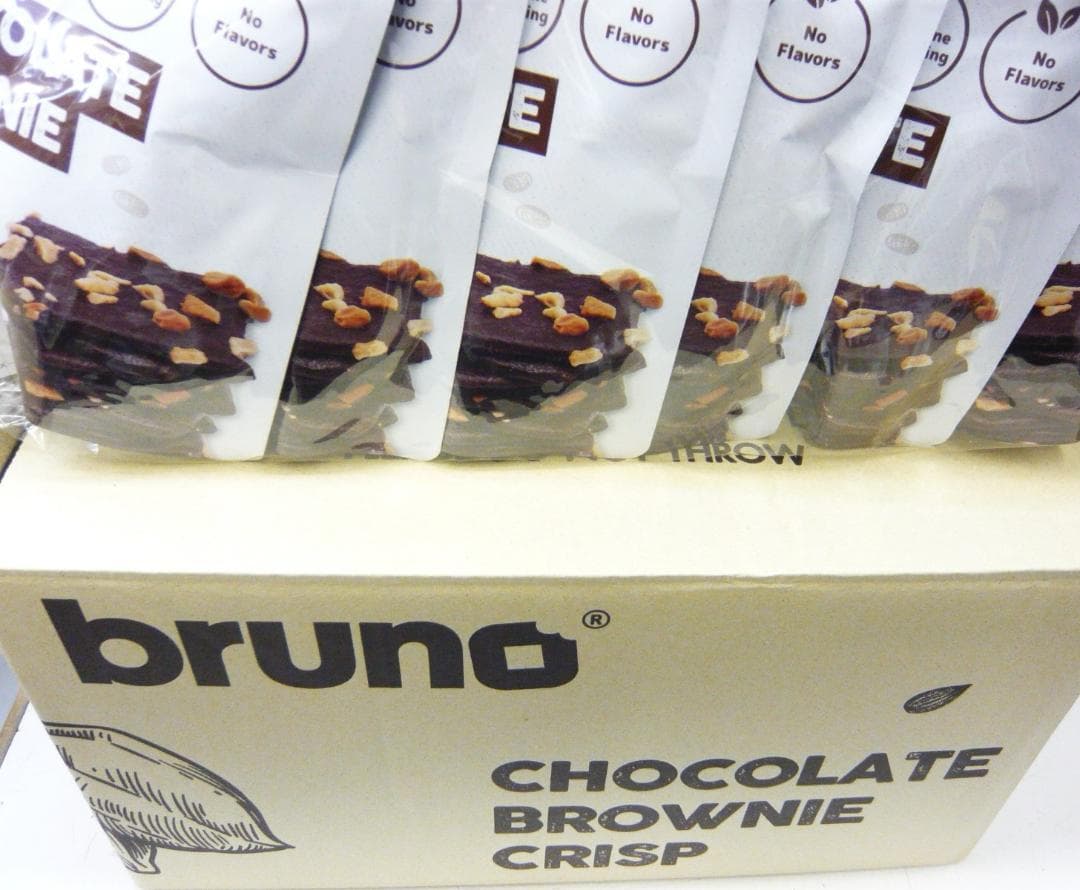 特価！クリスピーブラウニー　チョコ　２４個グリテンフリーのおやつ！ BRUNO（ブルーノ） bruno snack クリスピーチョコレートブラウニー 60g