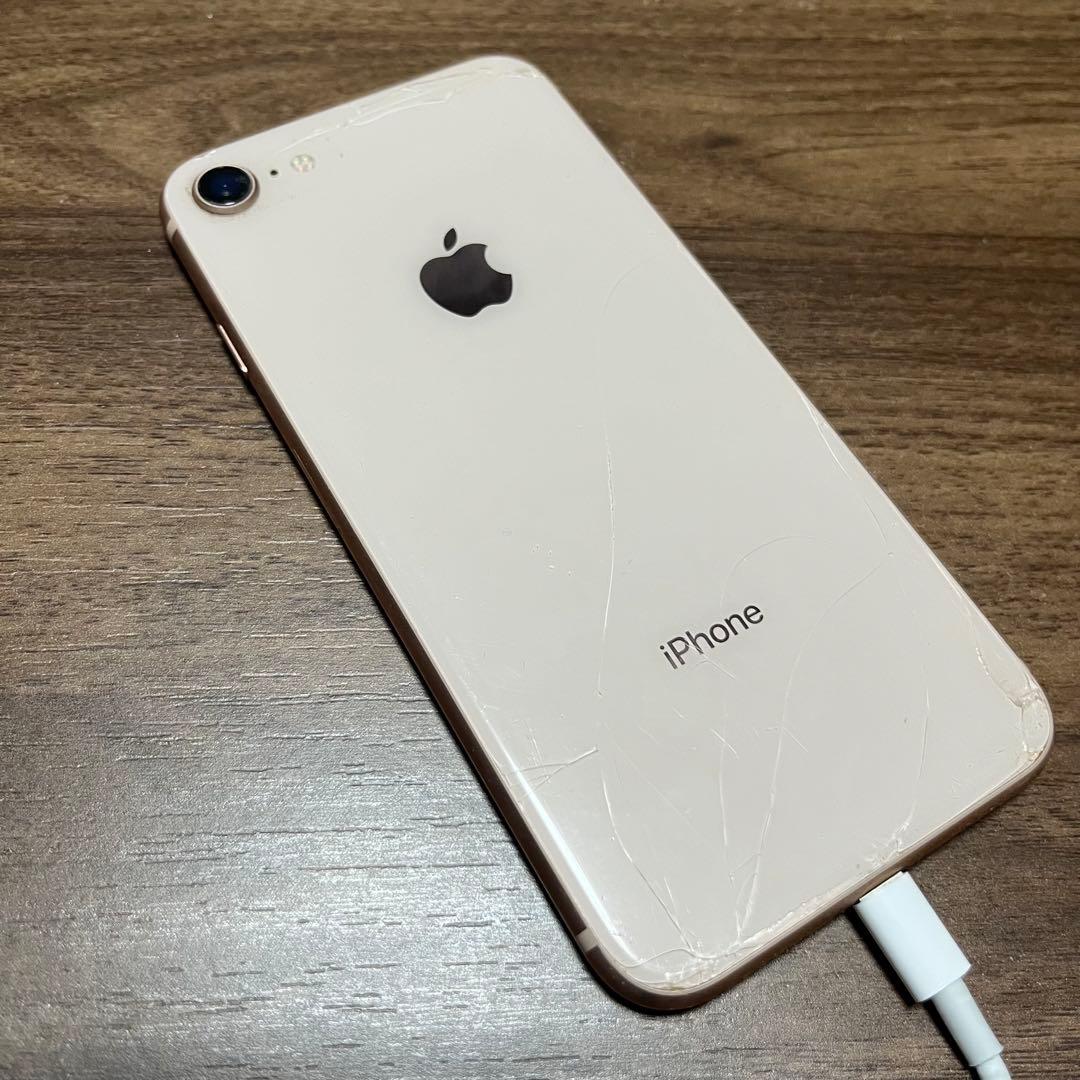 iPhone8 256GB バッテリー76% SIMフリー ゴールド - メルカリ