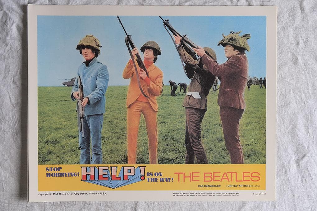 ビートルズ HELP! 4人はアイドル スチールプリント 8枚セット - メルカリ