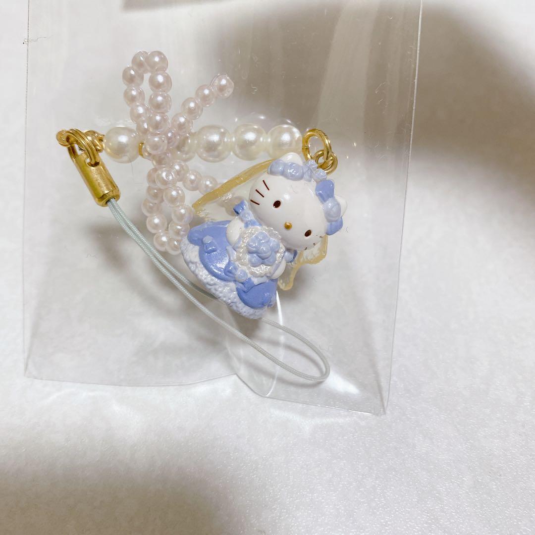 激レア！ウエディング ハローキティ 2001年 ブルー ストラップ