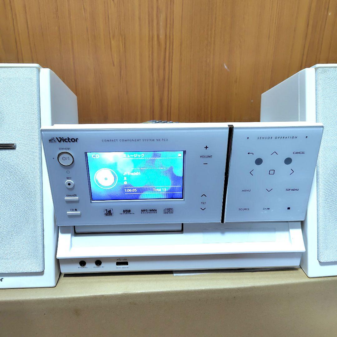 Victor □ミニコンポ USB ワンセグ 画像表示 NX-TC3 - メルカリ