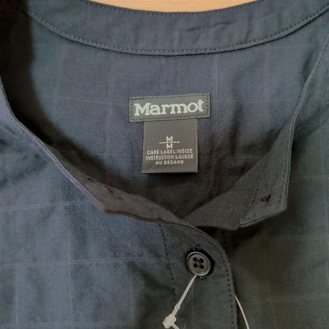 《タグ付き新品》マーモット 四角友里 リネンライク山シャツ ブラウス