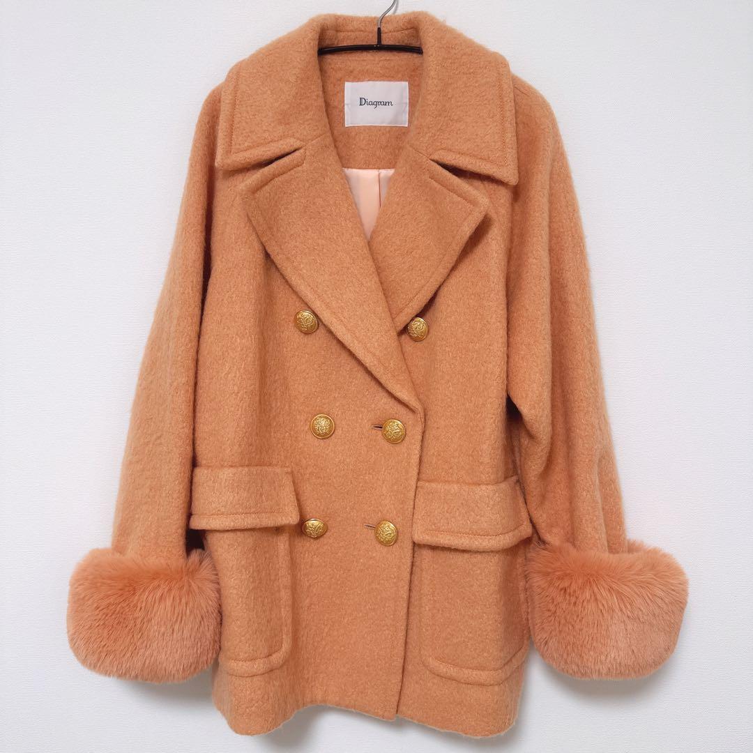 【美品】Diagram シャギーピーコート オレンジ 36 美品】Diagram シャギーピーコート オレンジ 36 - メルカリ