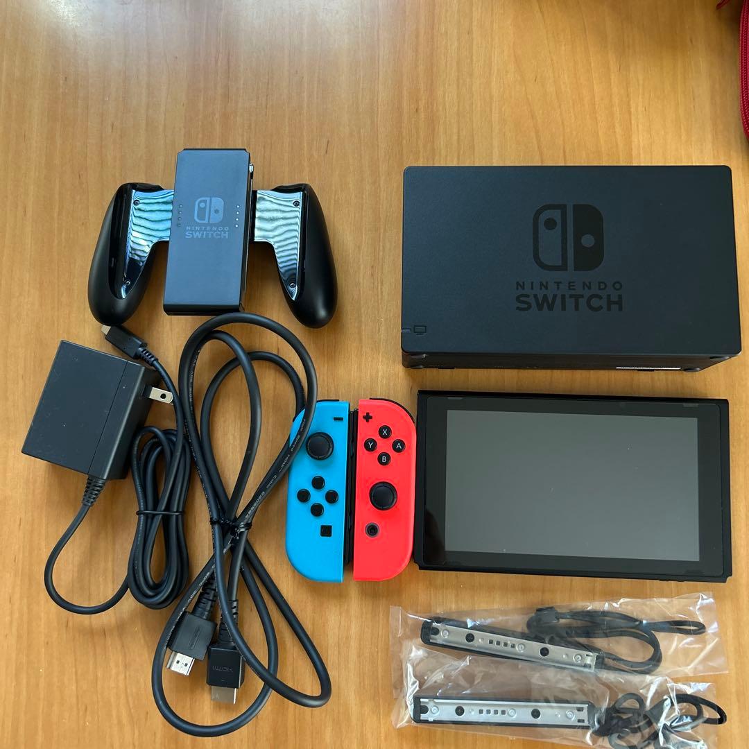 Nintendo Switch 本体 ネオンブルー/レッド + ケース/ゲーム Nintendo Switch 『新品』Nintendo HAD-S-KABAH [ネオンブルー・ネオン