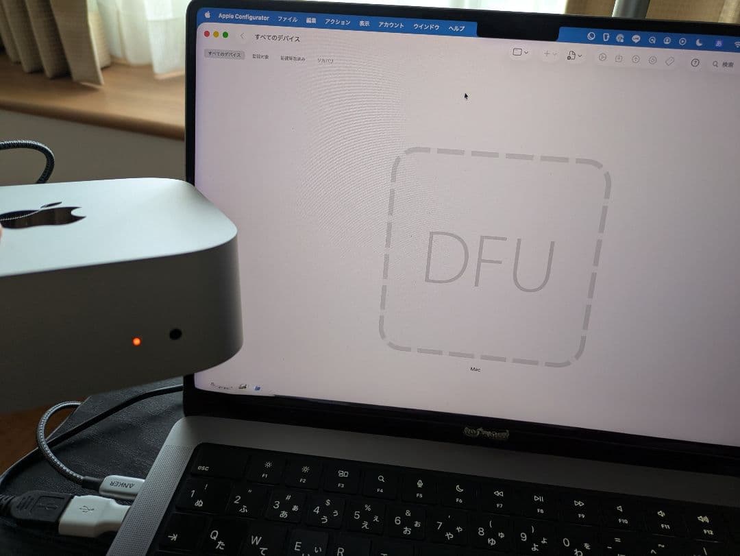 ジャンク/DFU可】Mac mini M4(2024)16G/256G部品取り