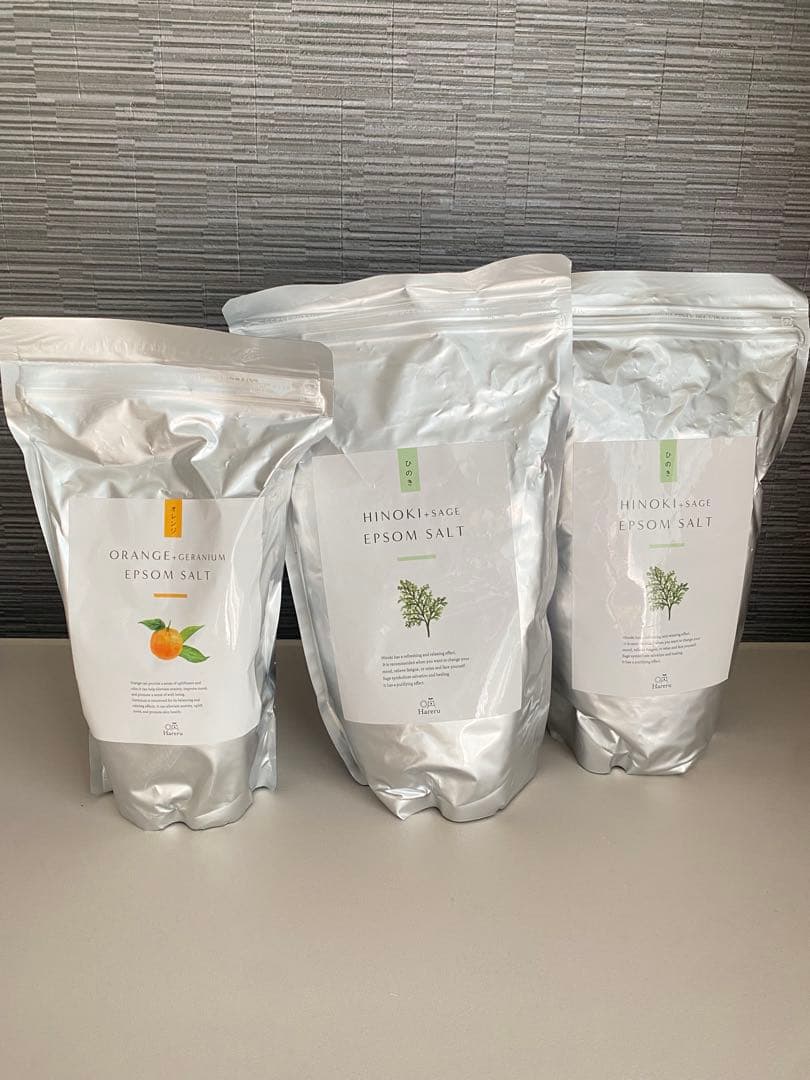 【新品未使用】Hareruのエプソムソルト3個　 吉岡純子さんプロデュース 2026年最新】エプソムソルト 吉岡純子の人気アイテム - メルカリ
