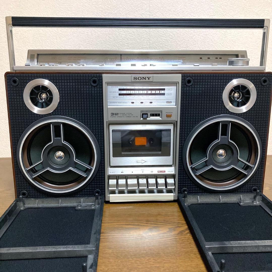ソニー SONY ZILBA'P ジルバップ ラジカセ CFS-V8 - メルカリ