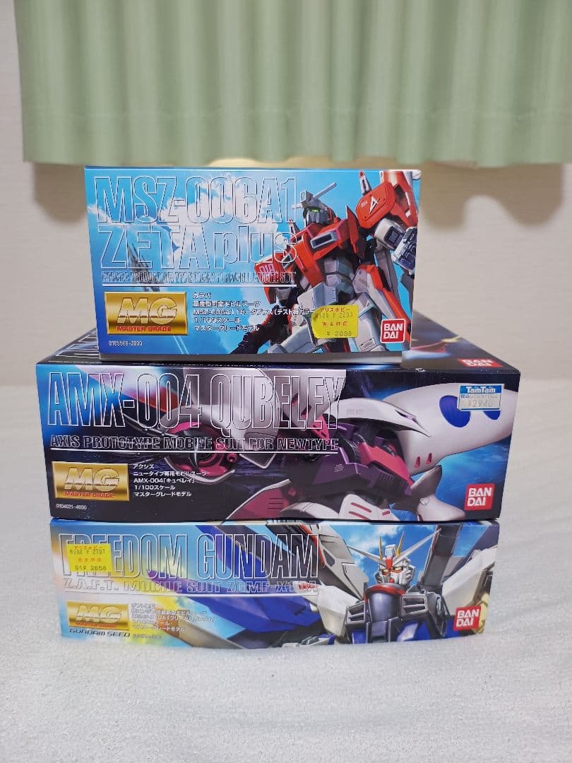 ガンプラ MG フリーダムガンダム キュベレイ ゼータプラス 3点セット