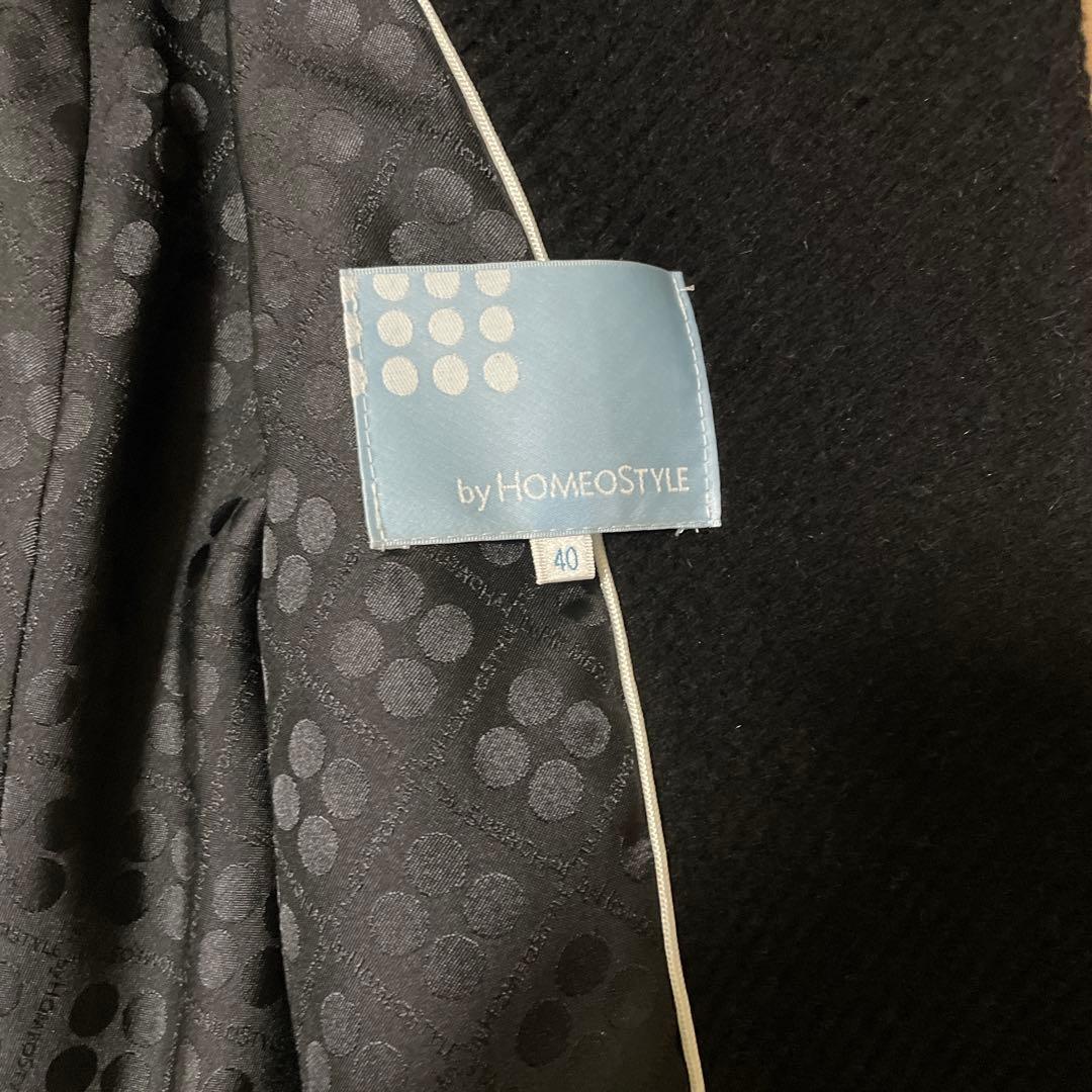 ホメオスタイル ケープコート ブルーフォックスファー ポンチョ