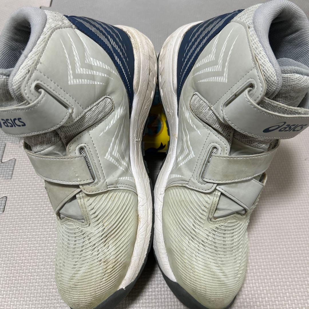 asics 安全靴ウィンジョブCP120 グラシアグレー×ホワイト 26.5cm