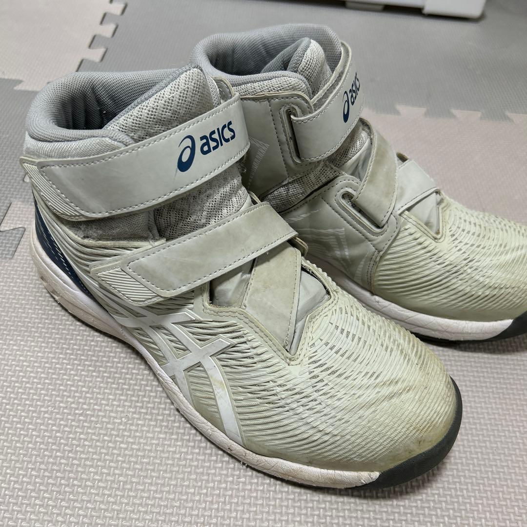 asics 安全靴ウィンジョブCP120 グラシアグレー×ホワイト 26.5cm