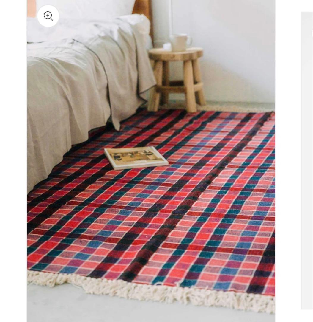 オルネドフォイユ　オリジナル・ハイクプリントラグ　ハイク　カーペット　マット オリジナル・ハイクプリントラグ（140×200cm）｜ラグ｜オルネ ド