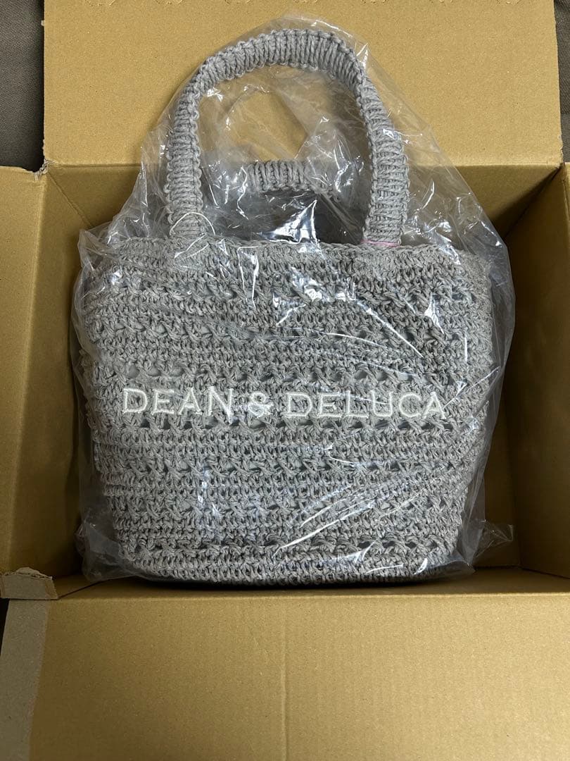 DEAN ＆ DELUCA × BEAMS / クロッシェバスケットバッグ S BEAMS COUTURE クロッシェバスケットバッグS（保冷バッグ付き