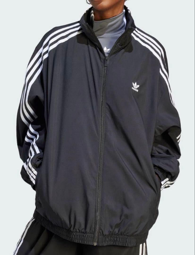 adidas Adilenium オーバーサイズトラックトップ シーズン1 黒M - メルカリ