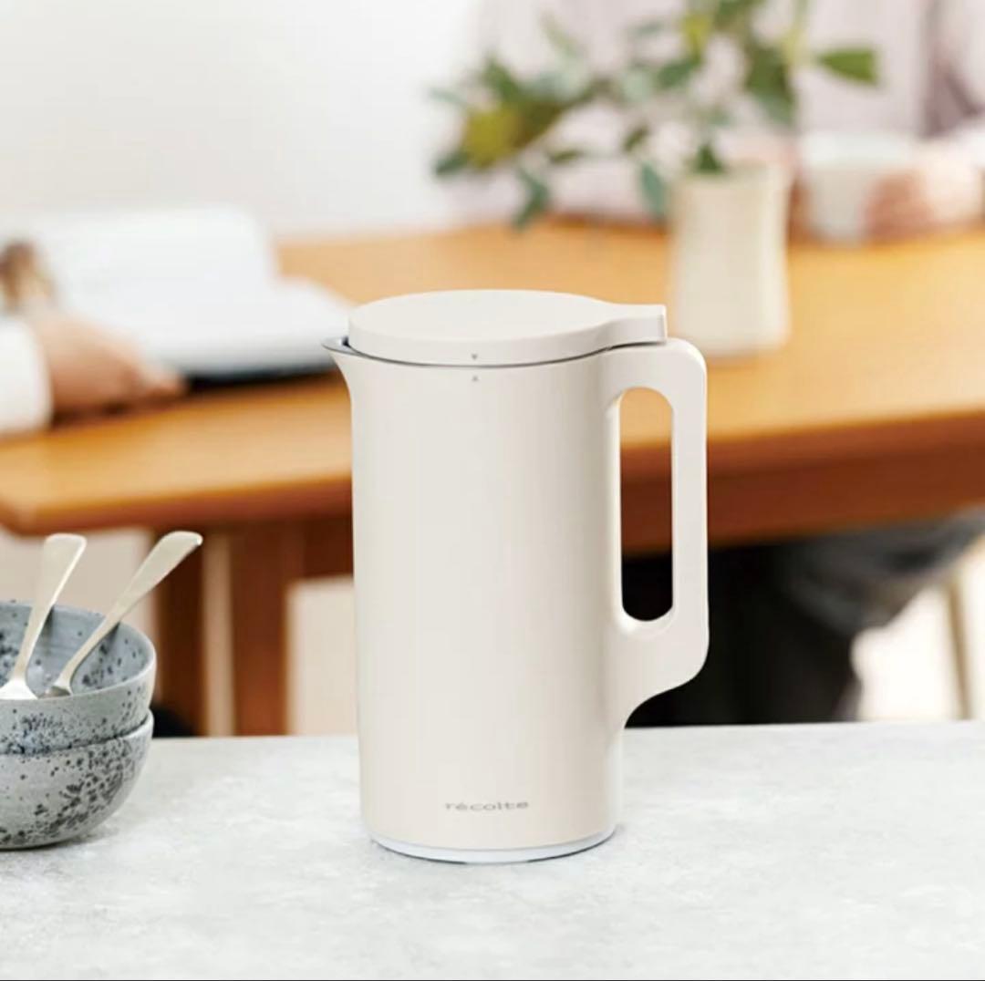 【未使用】recolte レコルト 自動調理ポット クリームホワイト 白 ノベルティ付き】レコルト 自動調理ポット ／ クリームホワイト RSY-2