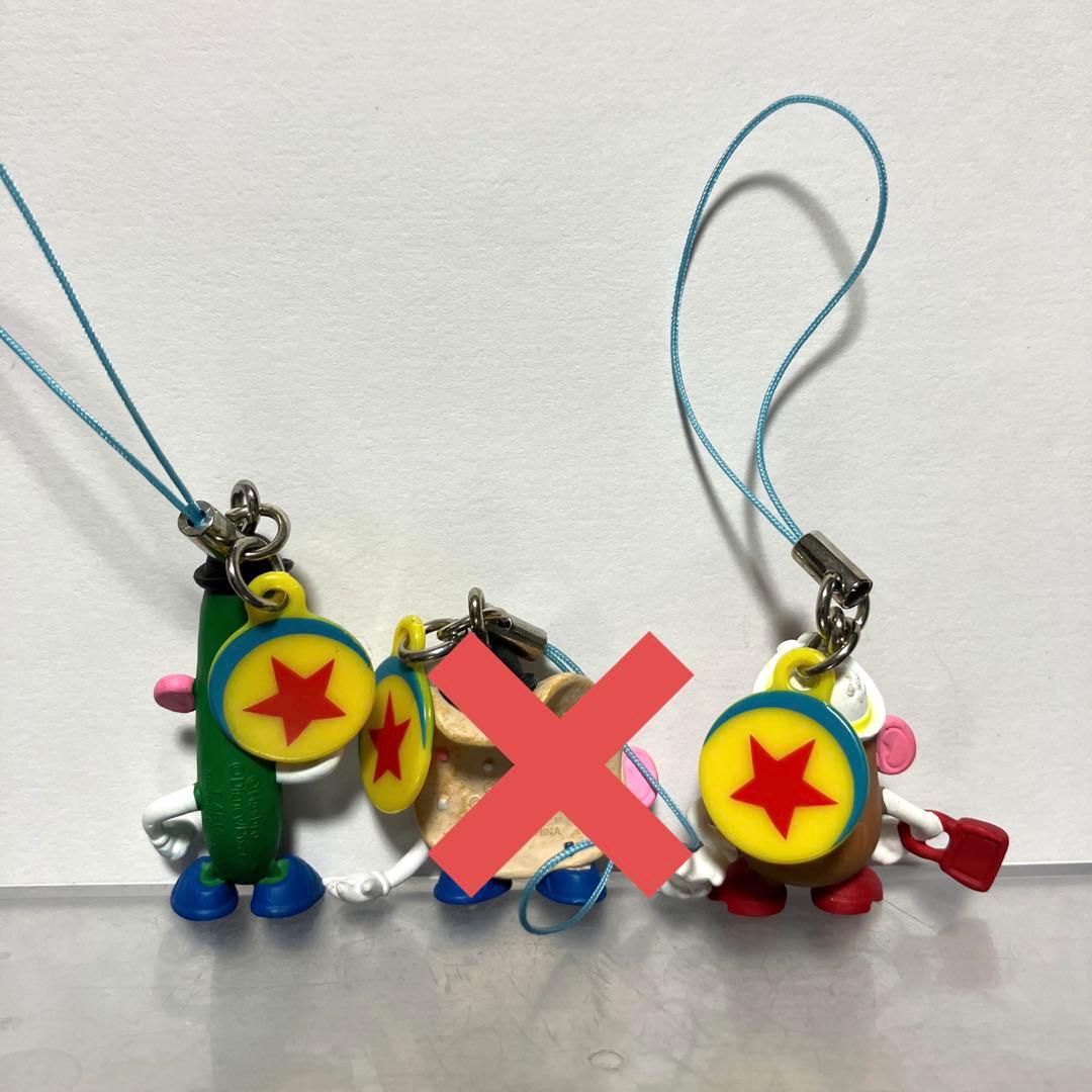 貴重】トイ・ストーリー ポテトヘッド 七変化ストラップ 2個セット