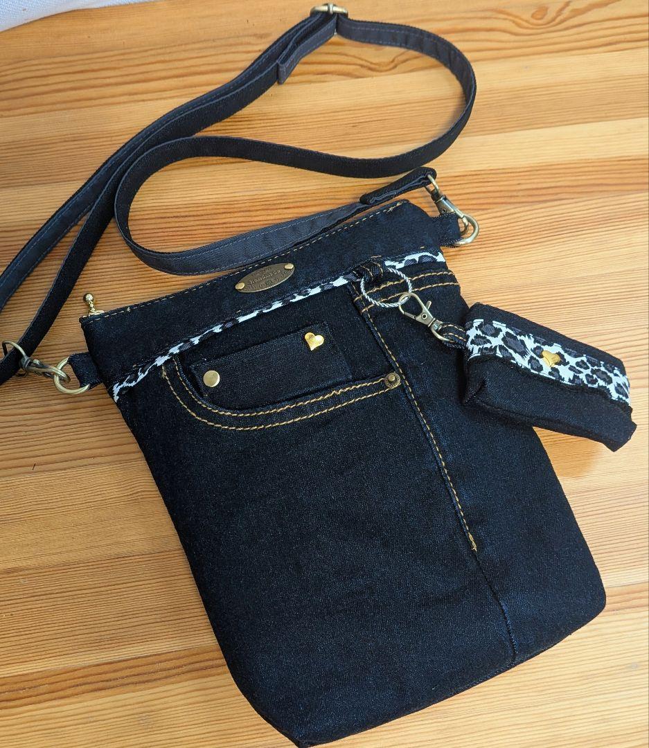 ししゃも様専用デニムリメイクバッグ（L）（SS）No.835☆