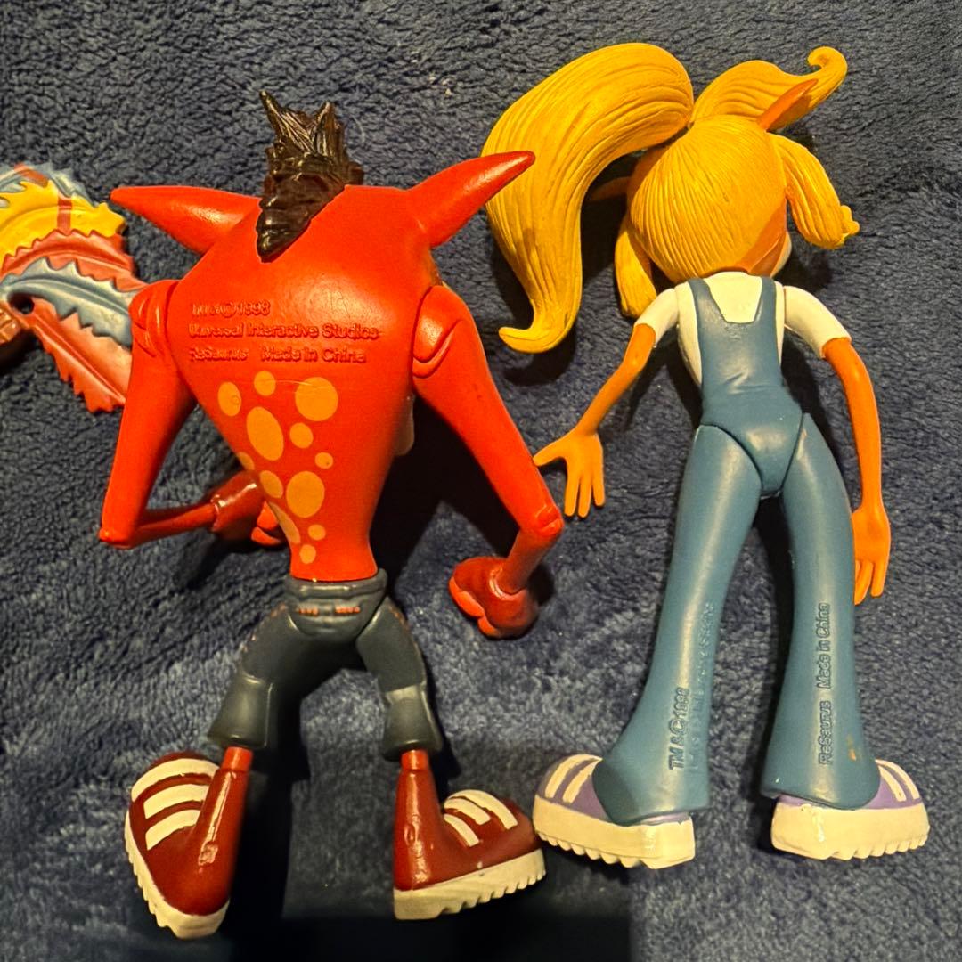 超激レア］当時物 クラッシュバンディクー フィギュア セット - メルカリ