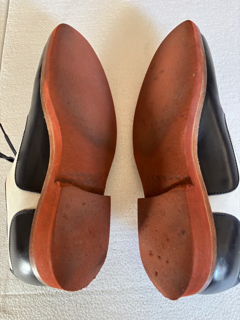 ◇JALAN SRIWIJAYA◇コンビサドルシューズ白/黒・サイズ25.5 - メルカリ