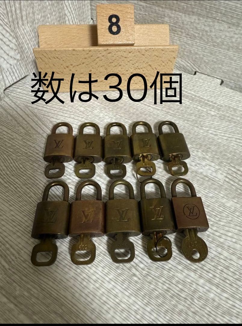 L00123 ルイヴィトン　パドロック　30セット　カデナ　南京錠　鍵 510yaHBpweL._AC_UF350,