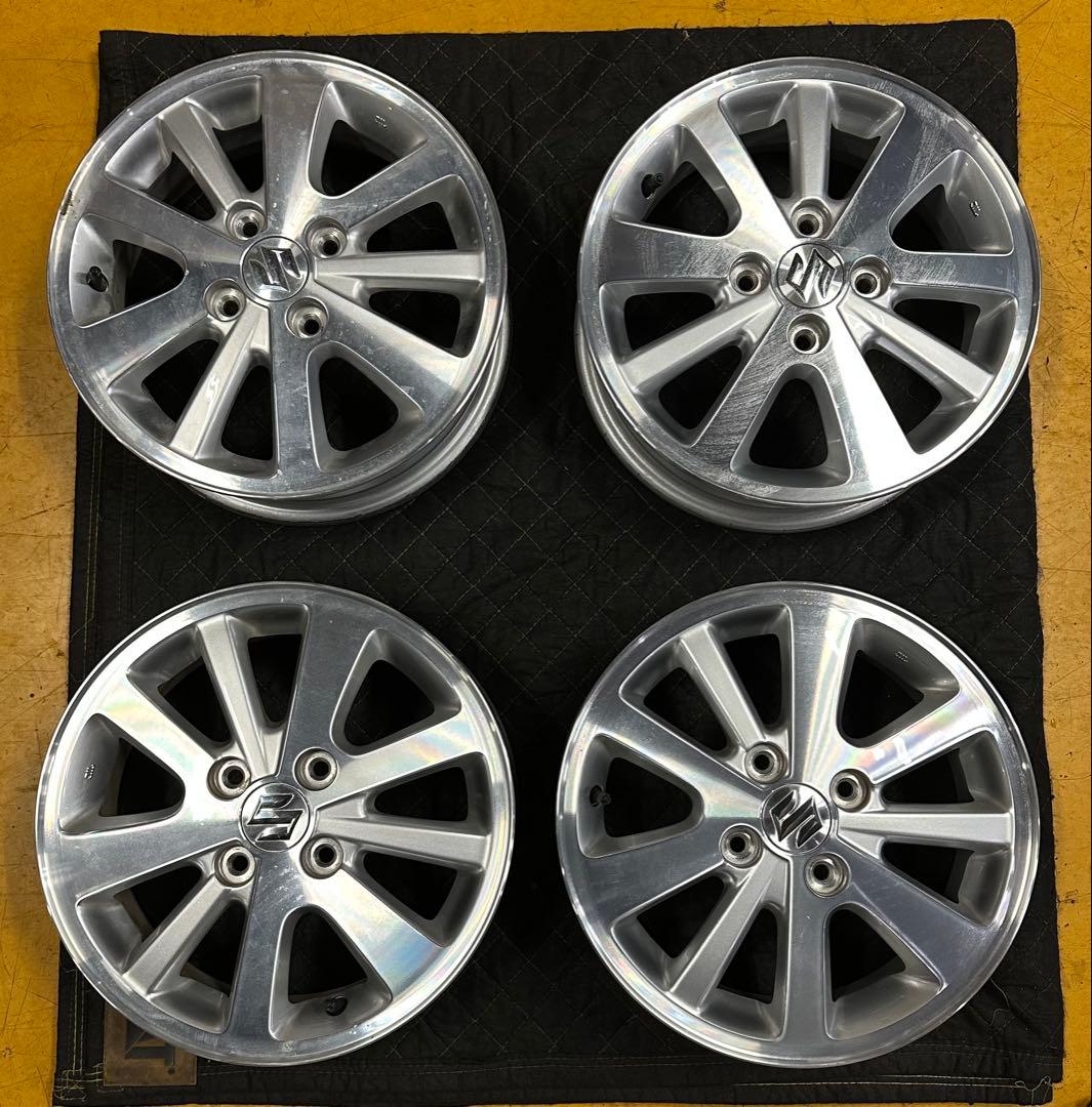 スズキ純正 エブリィワゴンDA17W 純正アルミホイール 14インチ 4本