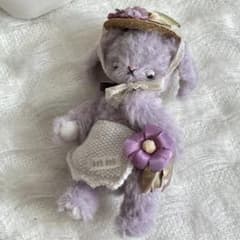 ラベンダーラビット 海外作家様 ぬいぐるみ ハンドメイド うさぎ 兎