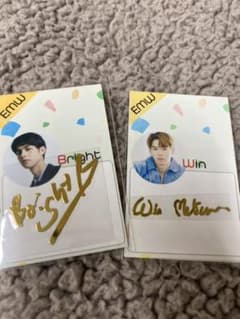 サイン入りポラロイド写真 F4 brightwin dew nani