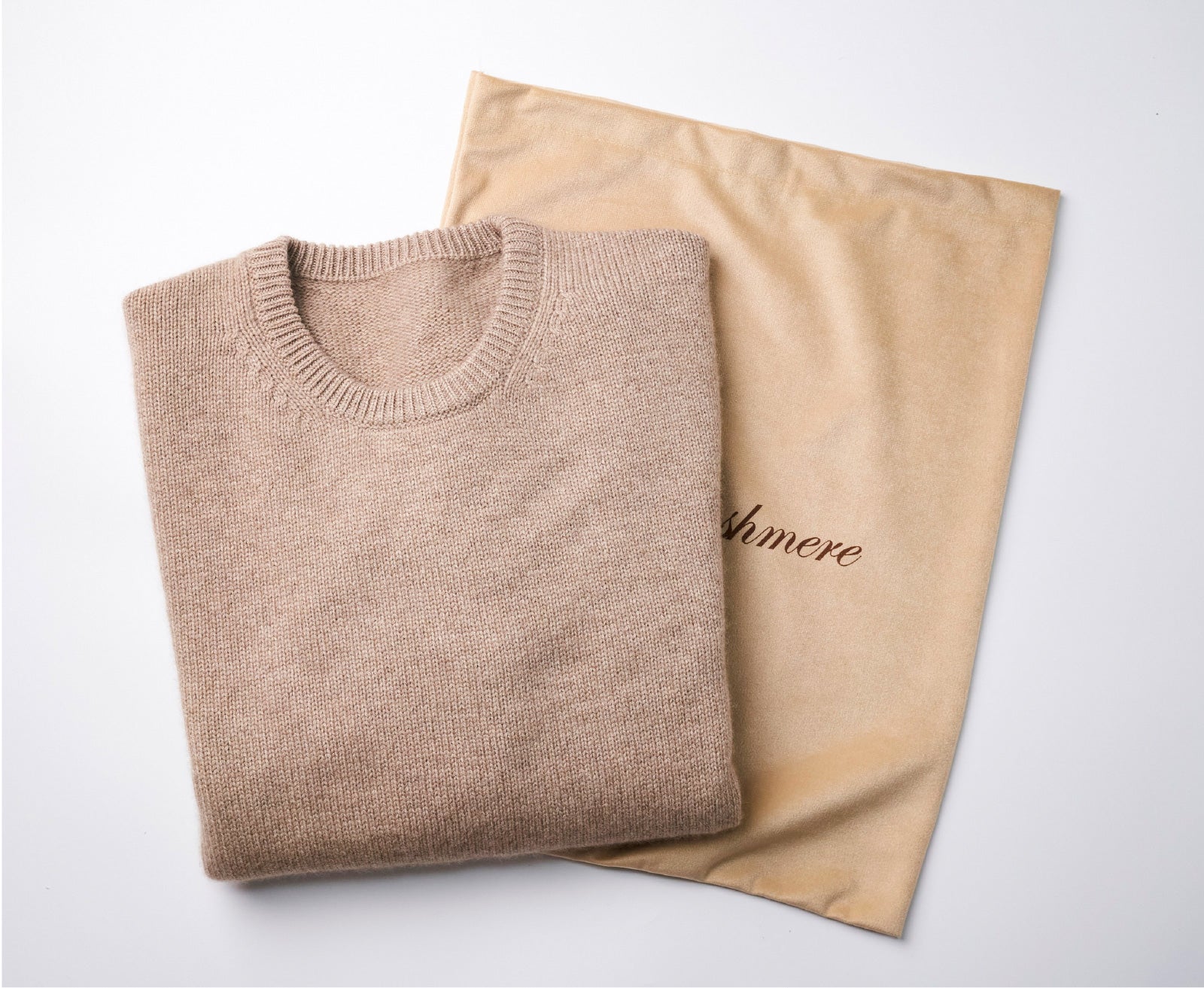 極「生」カシミヤ100％｜自分好みに洗って育てるセーター 産地直送