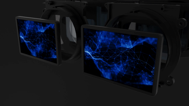 没入感溢れる450インチの仮想画面が目の前に！あなただけの映画館