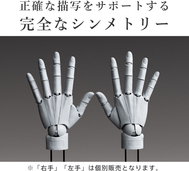 両手のポーズも自由自在｜「ハンドモデル」待望の左手で創作活動に