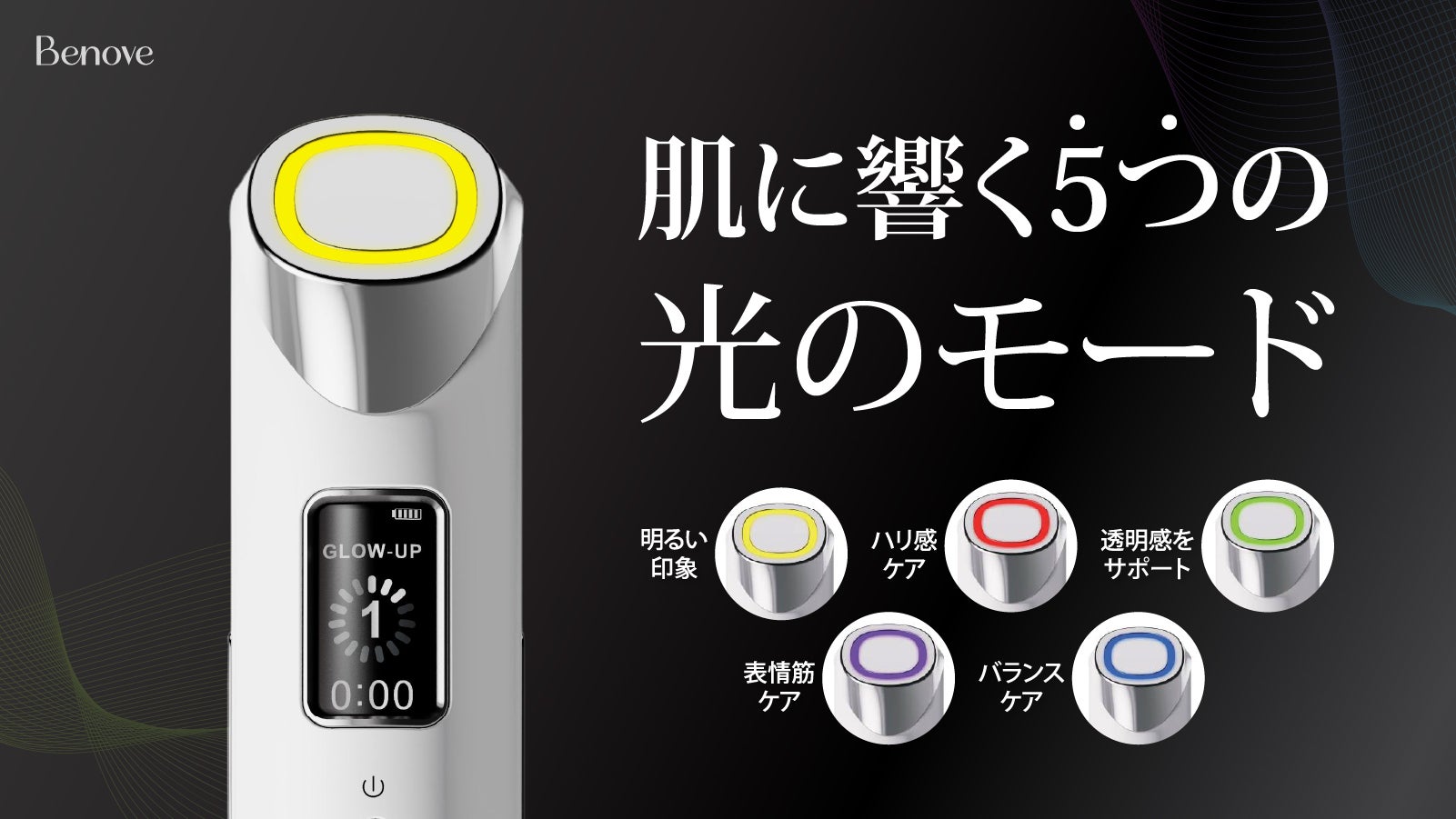 EMS×高周波×振動】 肌に合わせて選べる5モードの新習慣ビューティー