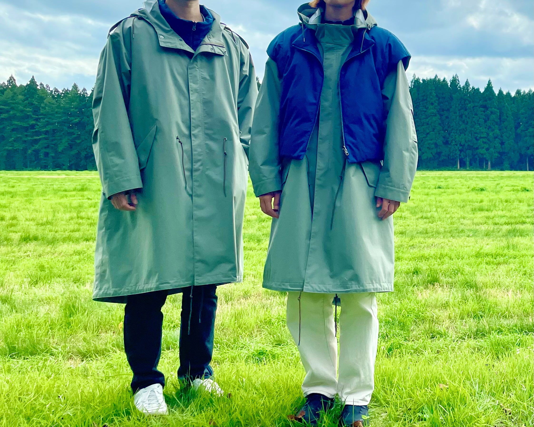 サンヨーソーイング×TORAIN×あおもり藍 高耐候モッズコート＆本藍染