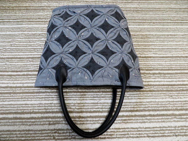 カテドラルウィンドウ バケツ型バッグ パッチワークバッグ キルト