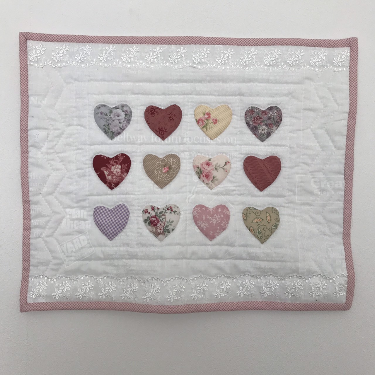 ハートのパッチワークタペストリー - AYAIK'S GALLERY | minne byGMO