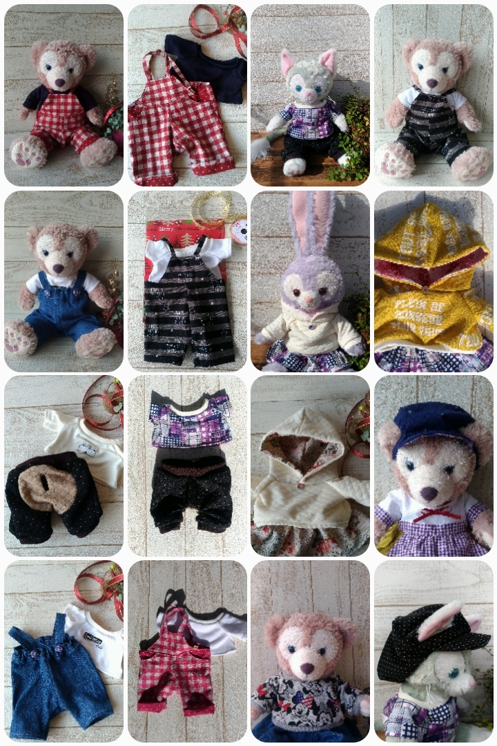 ダッフィー or ジェラトーニ コスチューム 型紙 Boys編 - morimorimo's