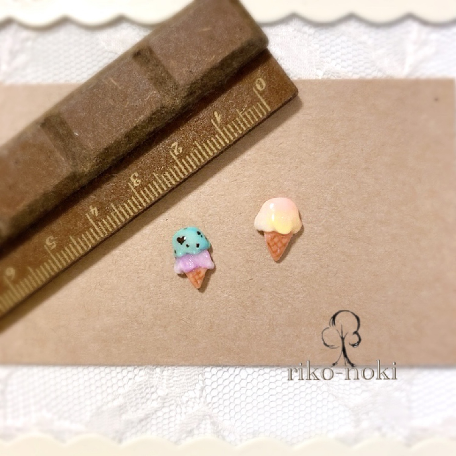 アイスクリーム✳︎3Dネイルパーツ - RIKO-NOKI'S GALLERY | minne