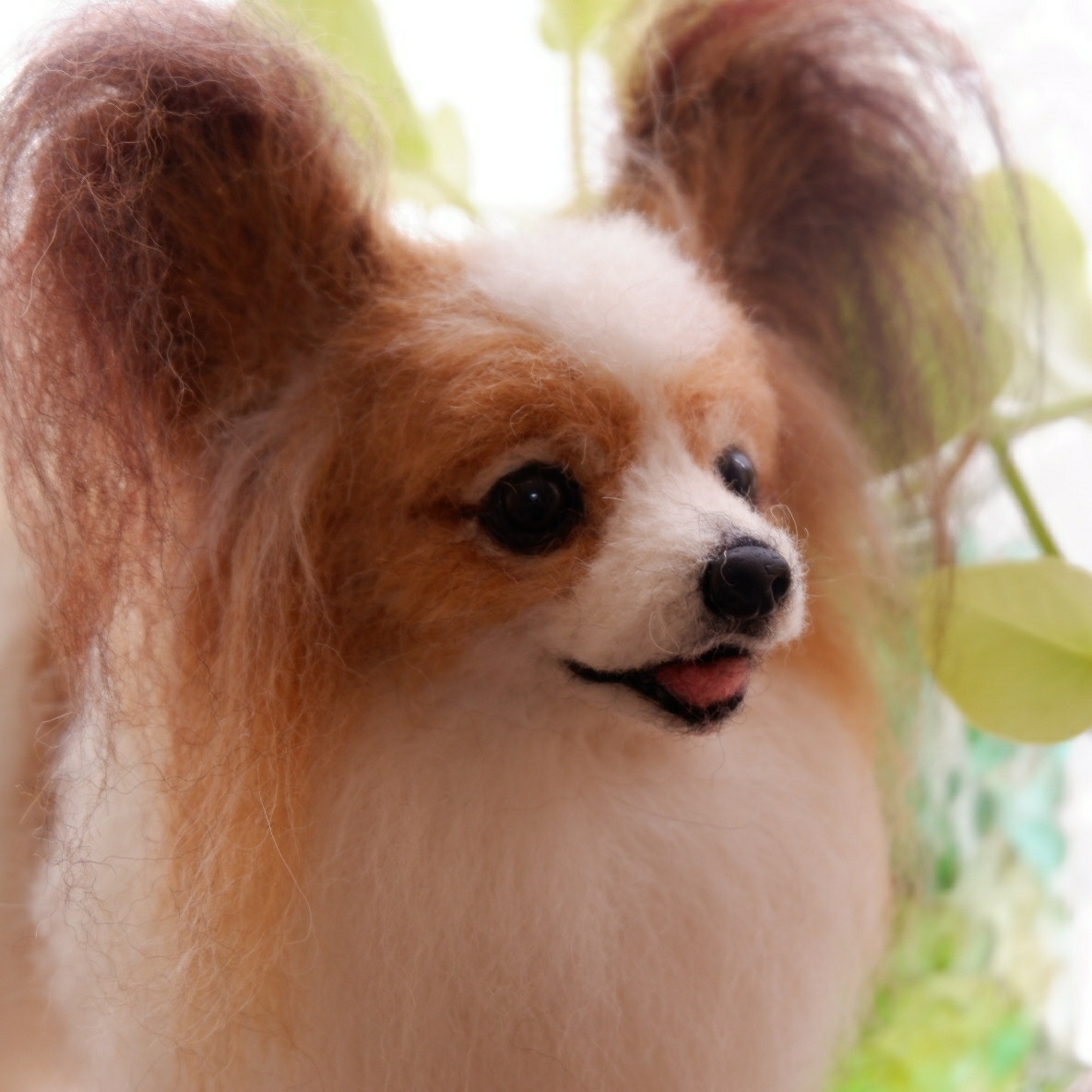 パピヨン 羊毛フェルト 犬 - YURI-FELT'S GALLERY | minne byGMOペパボ