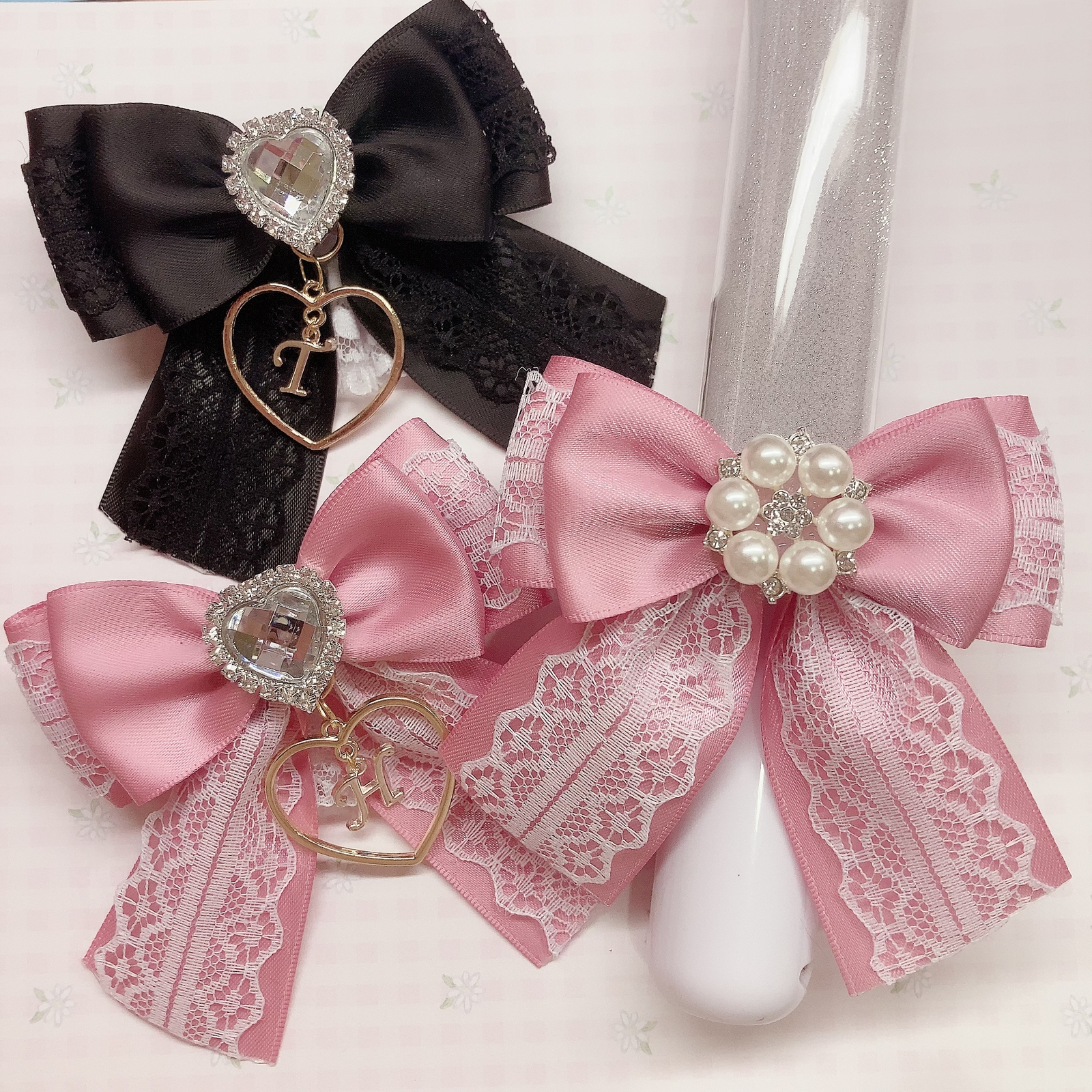 停止中】キンブレリボン ペンライトリボン オーダーメイド♡ ペン