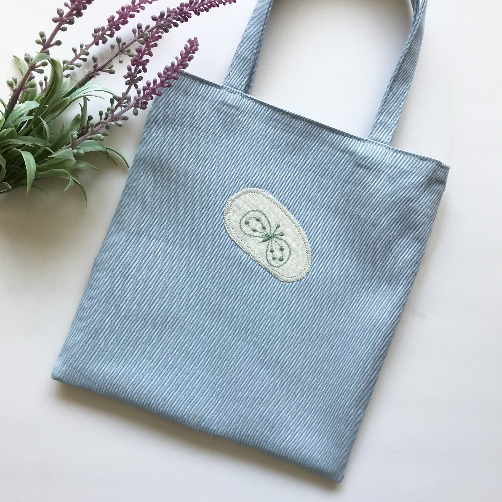 ミナペルホネン生地使用 パッチワークの小さなバッグ skip - 7beans