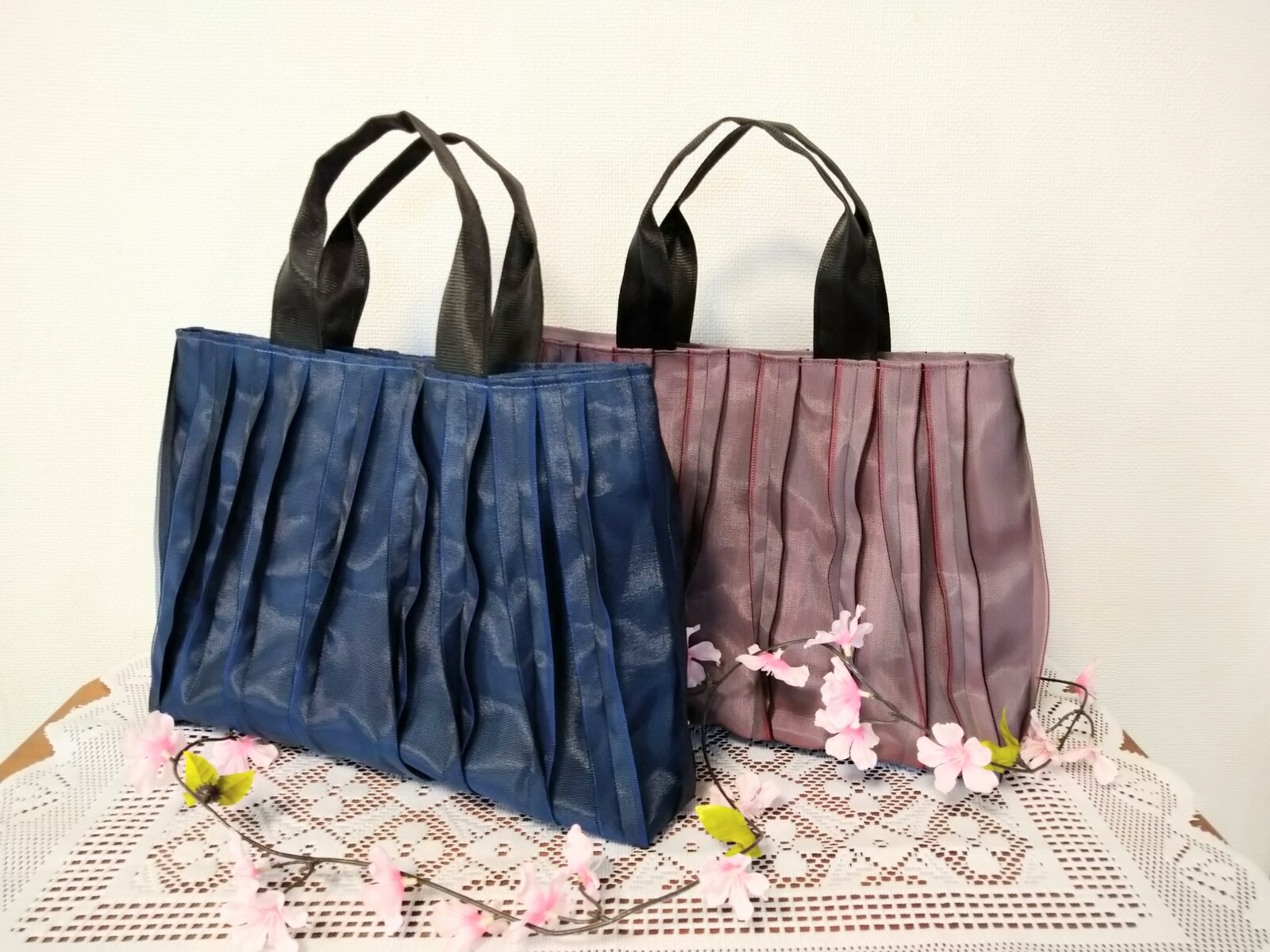 カラーオーダー☆縦ライン畳へりバック（普通サイズ・A4サイズ