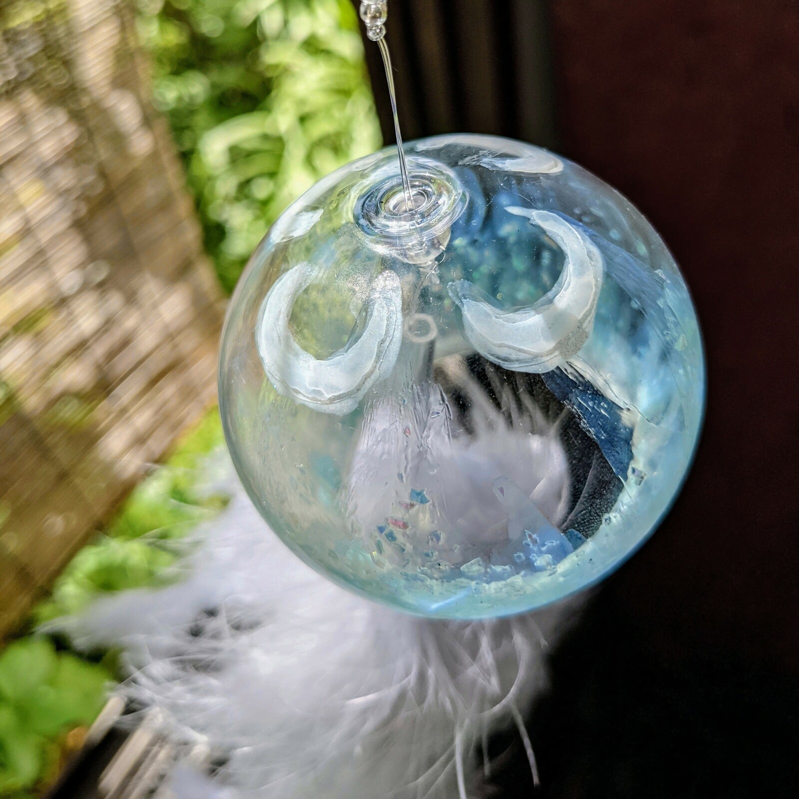 クラゲ風鈴 風鈴 タクグラス カラフル プレゼント 京都水族館 クリア