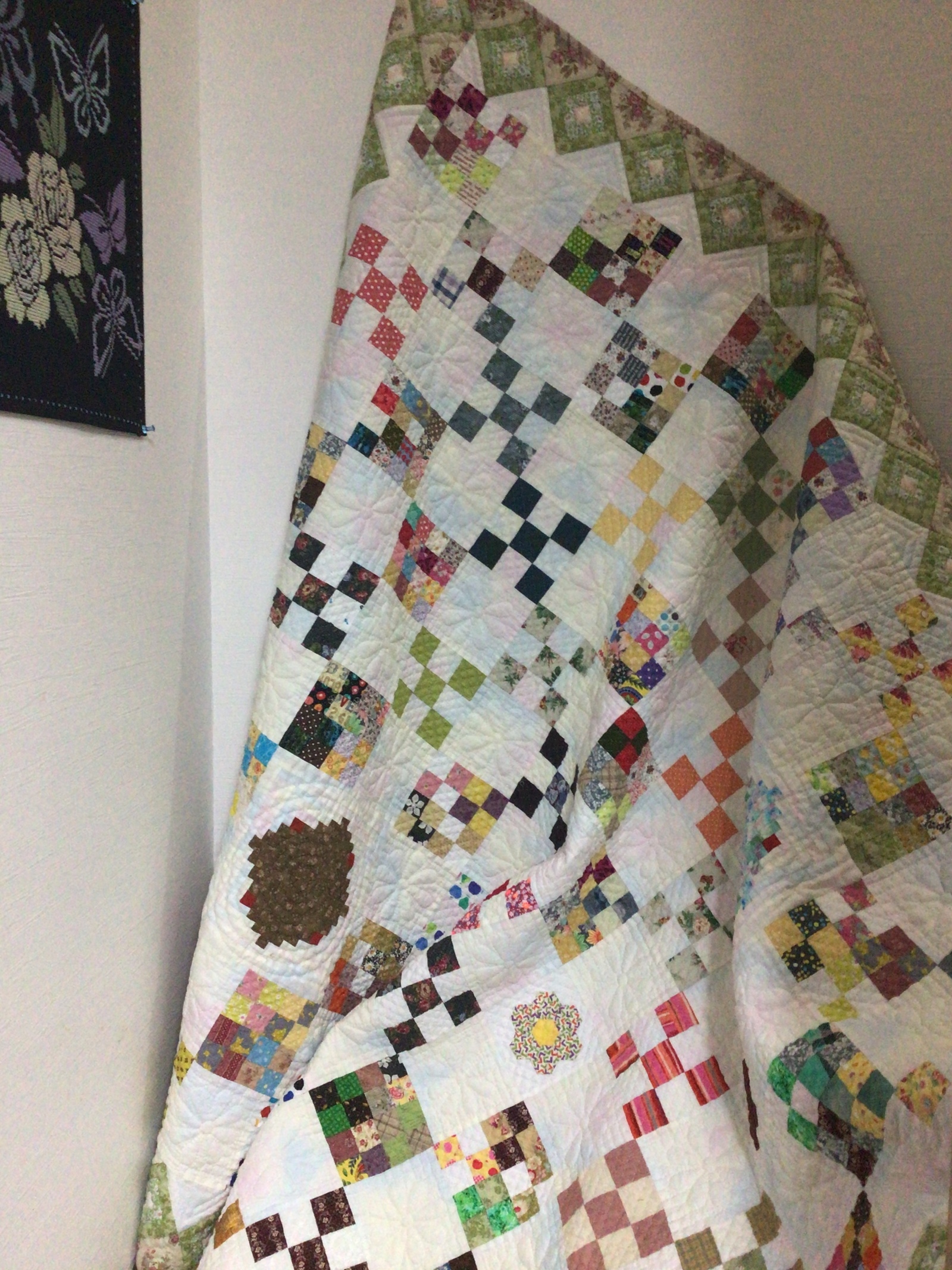 パッチワークキルト(ベッドカバー) - MUCHINNOCHI'S GALLERY | minne