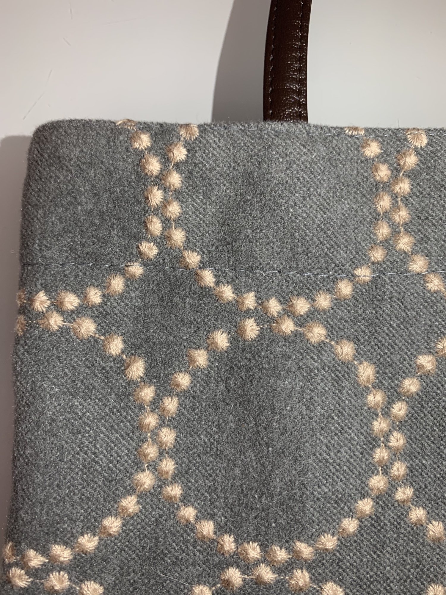 ☆送料込み☆ミナペルホネン トートバッグ タンバリン 茶色取手